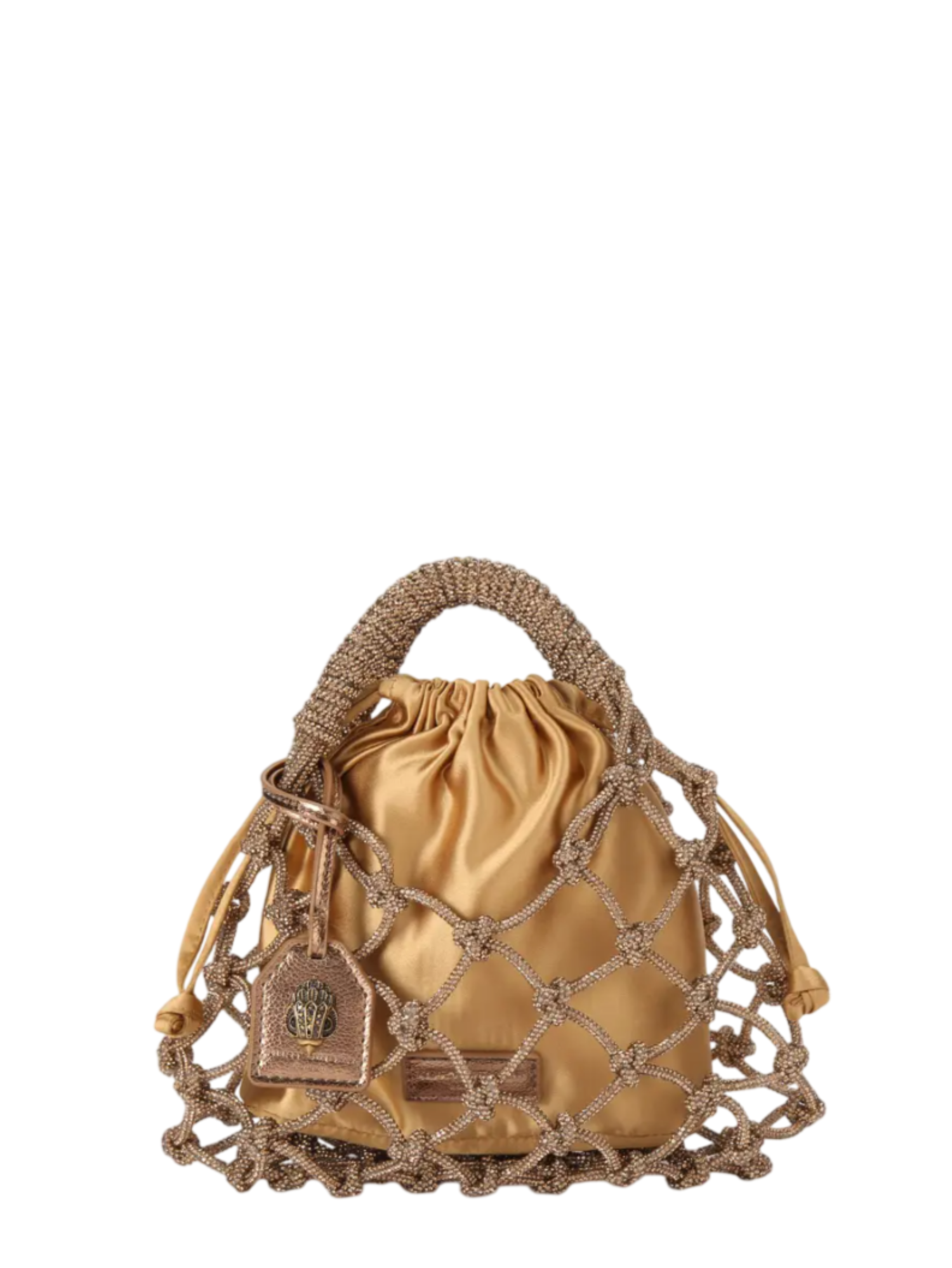 Kurt Geiger borsa elegante a rete con strass bronzo 2038260999 BRONZE KURT GEIGER