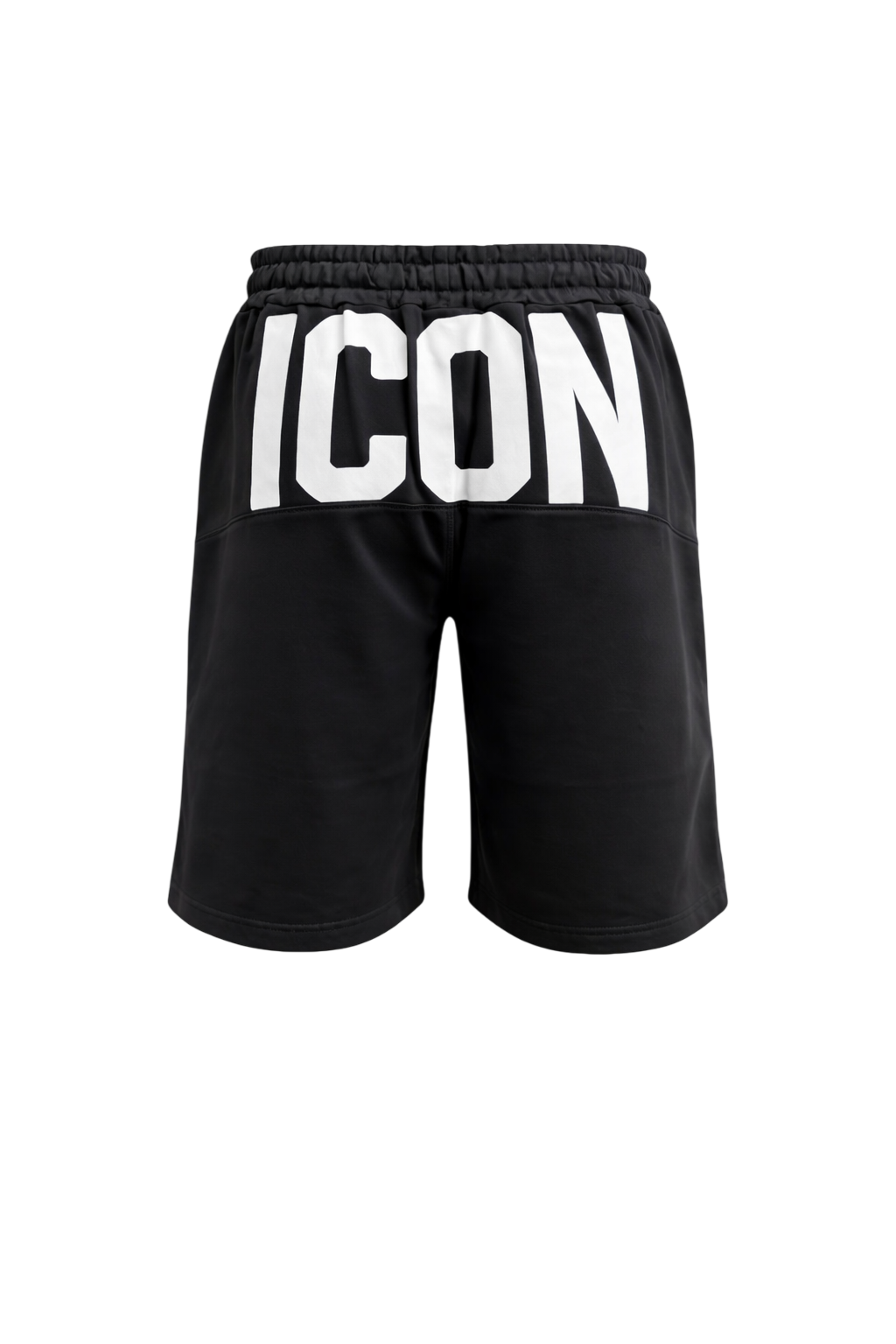 Icon bermuda bambino con maxi logo nero IBSH001079 9000 ICON