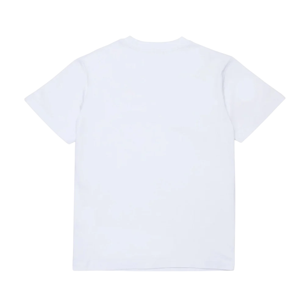 Diesel T-shirt bambino Utrim in cotone stretch bianco J02691-KYATR K100 DIESEL