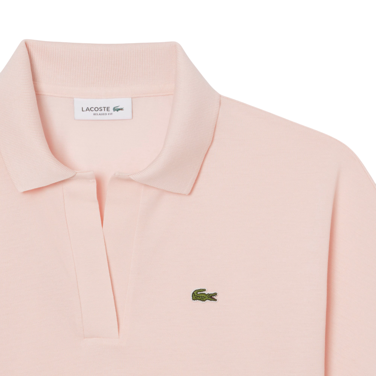 Lacoste polo manica corta donna in piquè rosa PF1123 ADY LACOSTE