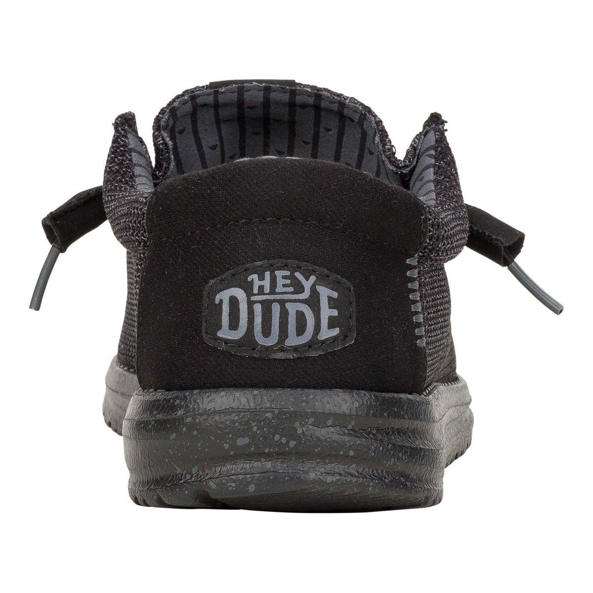 Hey Dude mocassini Wally Stretch Sox in mesh nero 41898 060 HEY DUDE