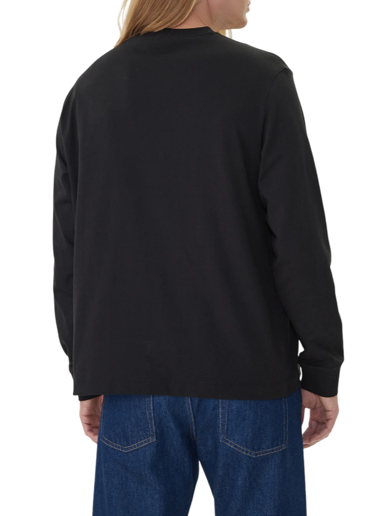 Calvin Klein T-shirt manica lunga con logo nero LV04LD232G UB1 Calvin Klein