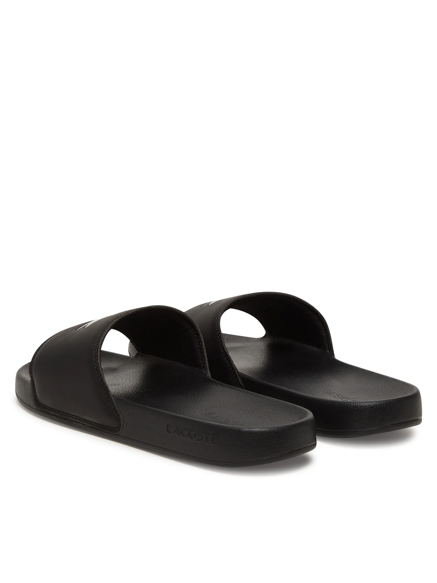 Lacoste ciabatte uomo Serve Slide con logo nero 49CMA0041 312 LACOSTE