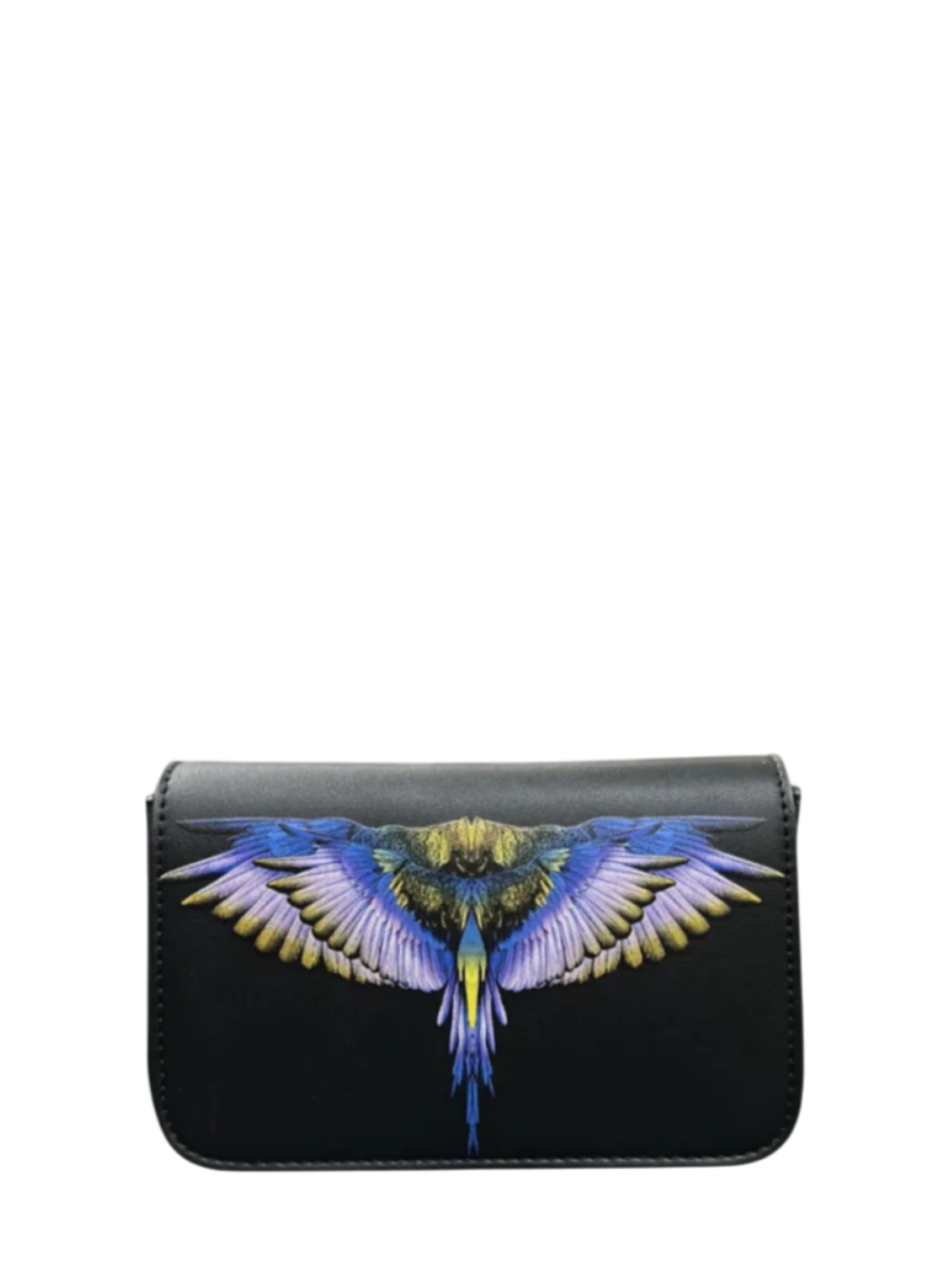 County of Milan borsa a tracolla in ecopelle nero COMAF250143 NERO-BLUE WINGS COUNTY OF MILAN