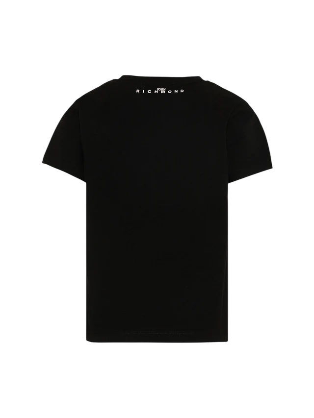 John Richmond T-shirt bambino Mapel con logo nero RBP26012TS BLACK John RICHMOND