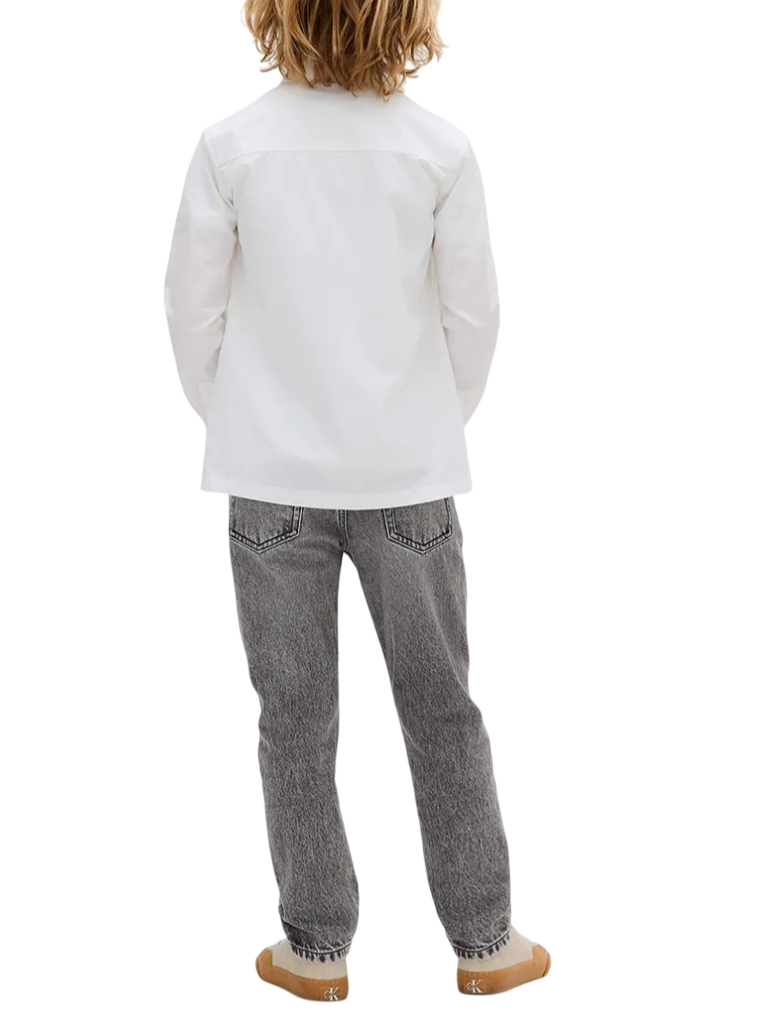 Calvin Klein Jeans jeans Dad bambino lavaggio grigio IB0IB02521 1BY Calvin Klein Jeans