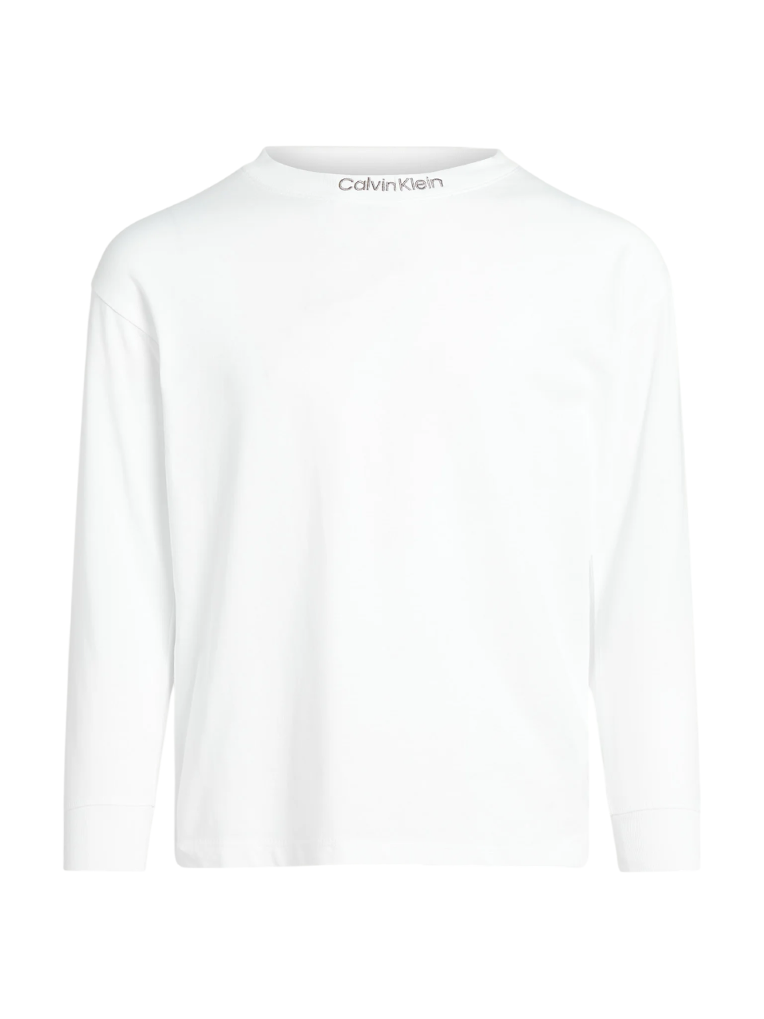 Calvin Klein Jeans T-shirt manica lunga taglio relaxed bianco IB0IB02354 YAF Calvin Klein Jeans