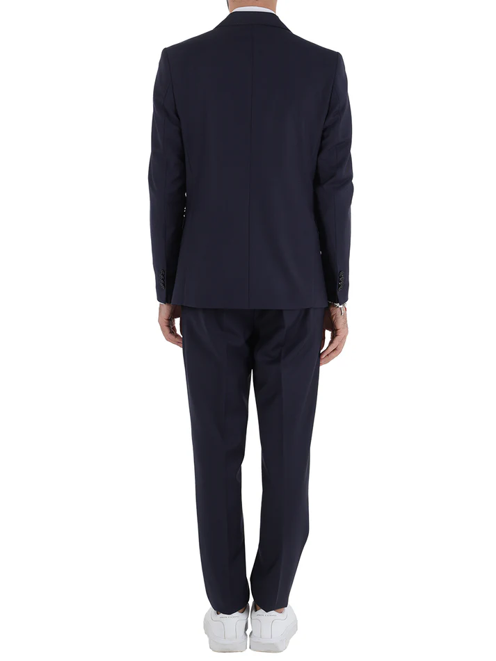 Mulish abito uomo monopetto in fresco lana blu DETROIT-AB7200 BLU MULISH