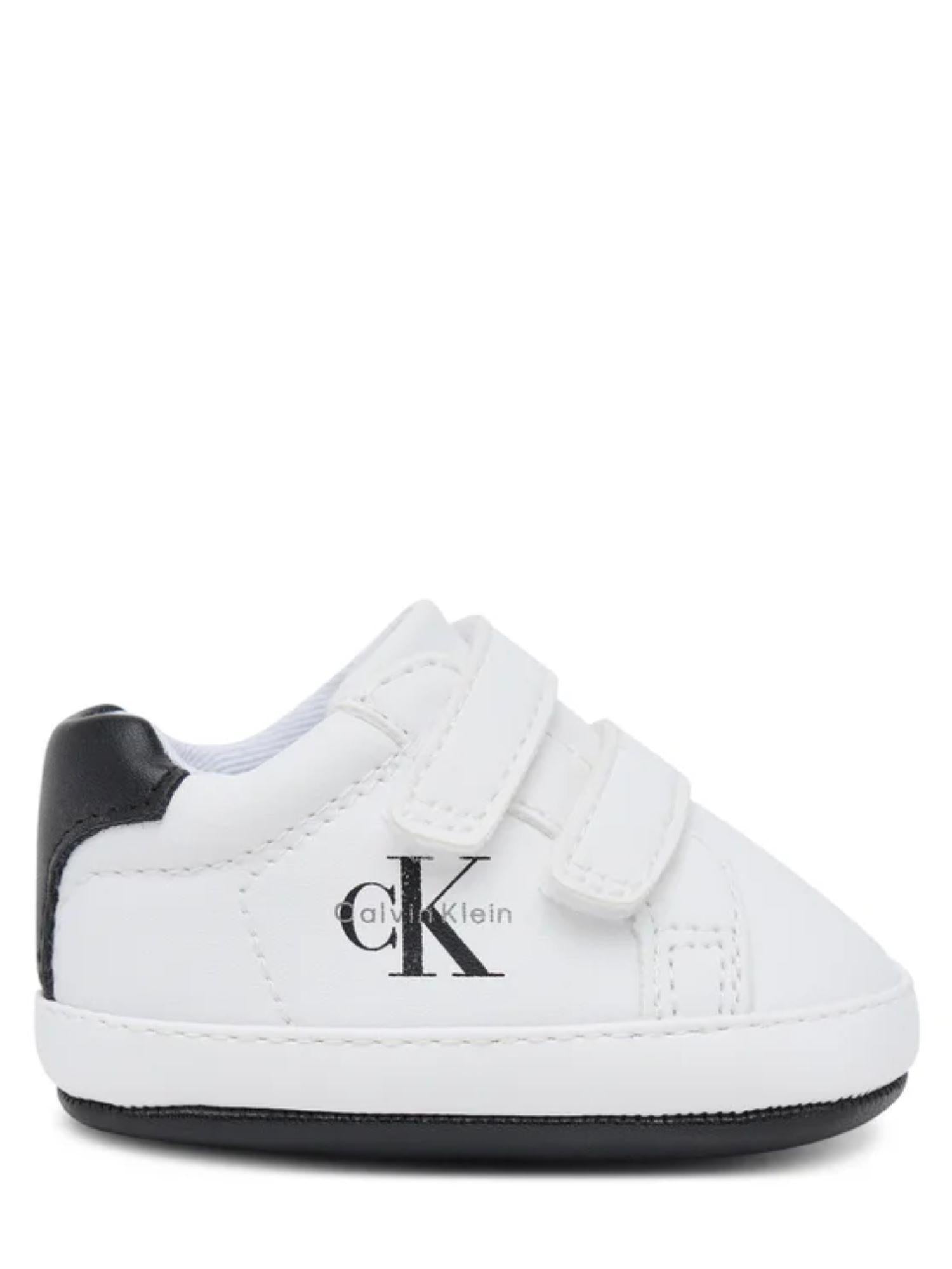 Calvin Klein scarpetta neonato con strappi bianco V0B9-83145-1582 X002 Calvin Klein Footwear