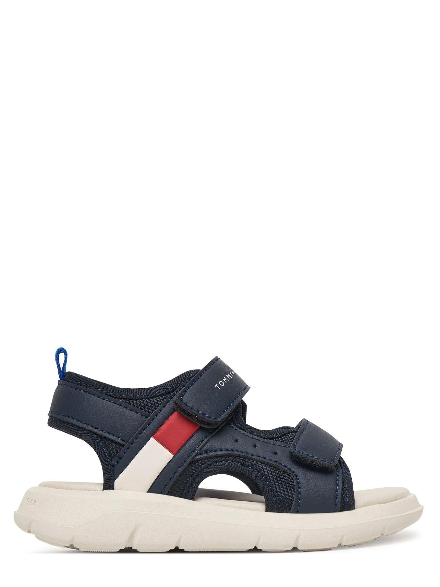Tommy Hilfiger sandali bambino con strappi blu T1B2-34386-1591 800 Tommy Hilfiger