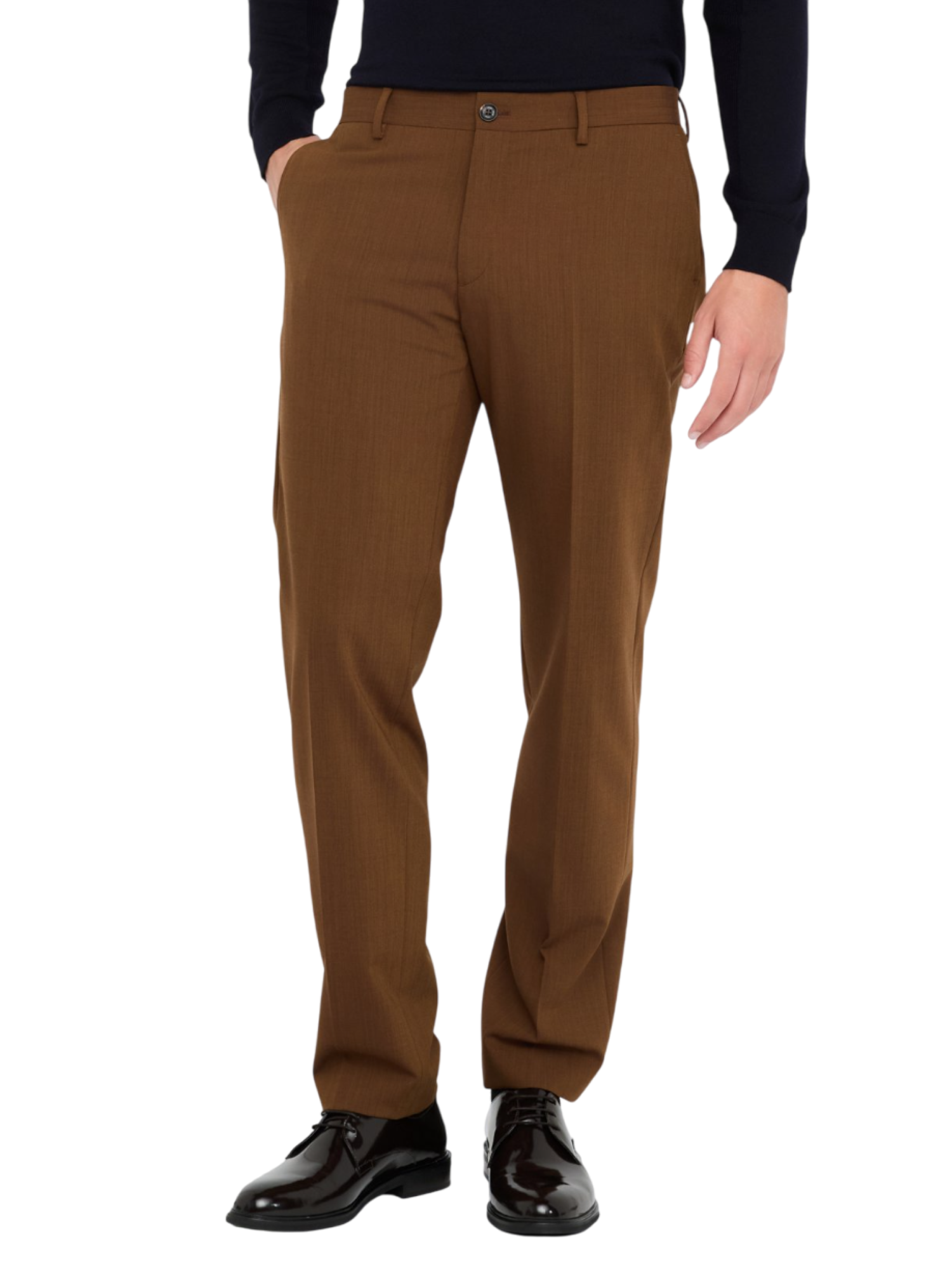 Liu Jo pantaloni uomo in fresco lana marrone QF5014T219A 71142 LIU JO