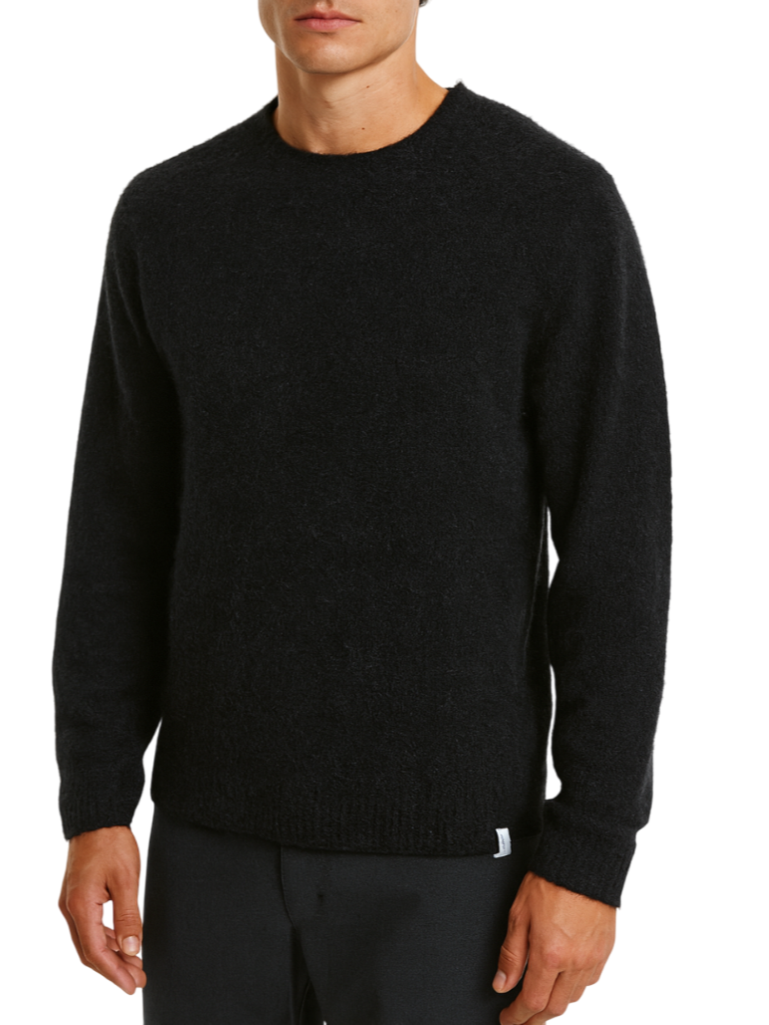 Alta Tensione maglia misto lana bouclè nero AU551 NERO ALTA TENSIONE