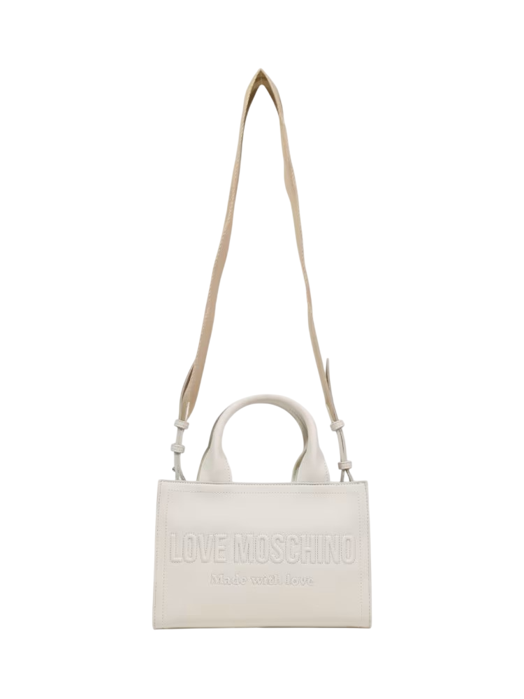 Love Moschino borsa a mano donna con tracolla avorio JC4044PP1O-LE0 110 MOSCHINO LOVE