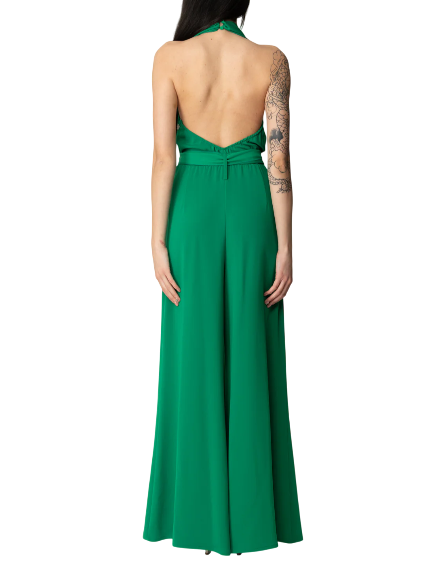 Aniye By tuta jumpsuit Bella con schiena scoperta verde 185565 01222 ANIYE BY