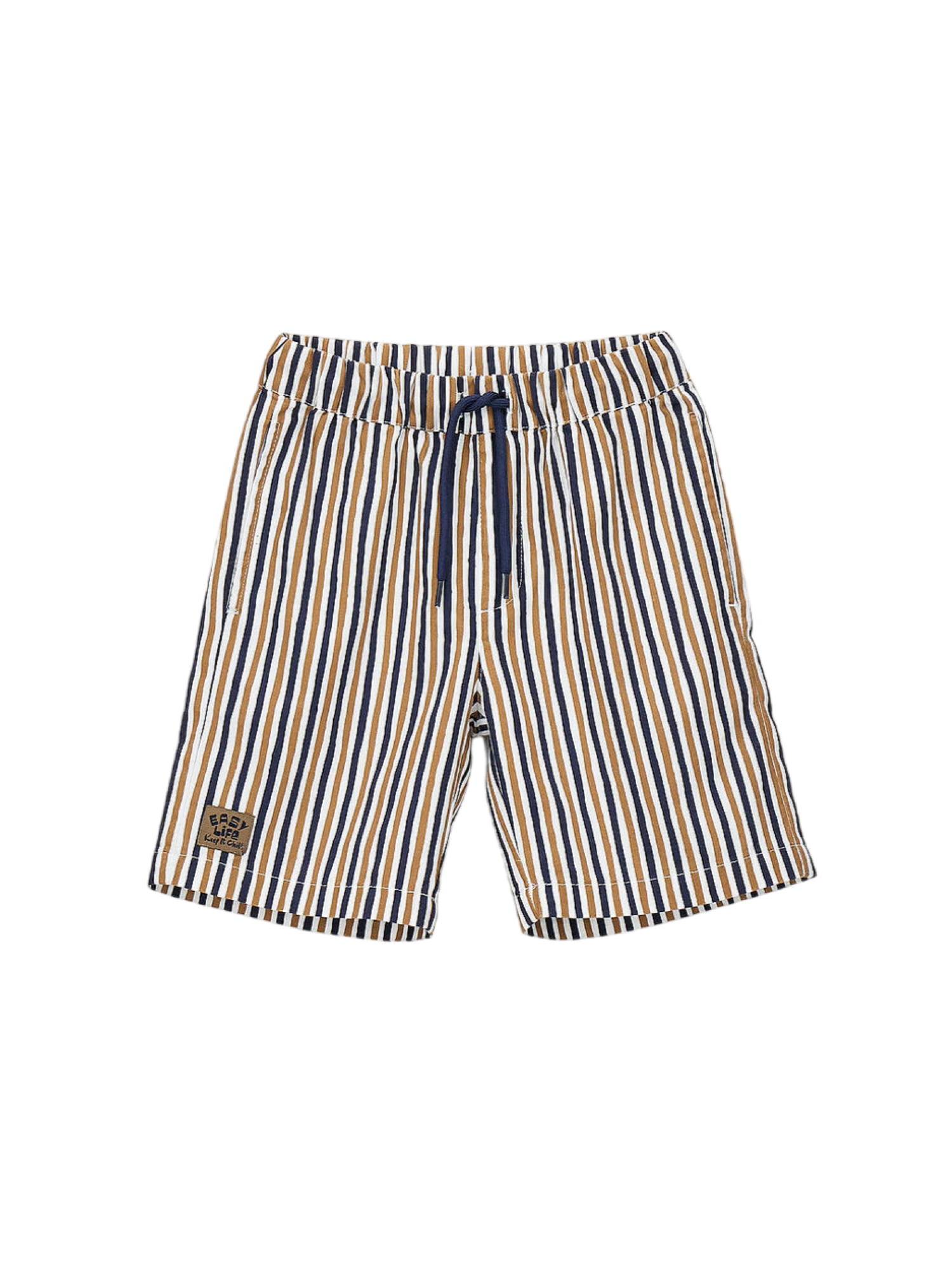 iDo bermuda a righe bambino bianco blu beige 4G427 6BWF iDO