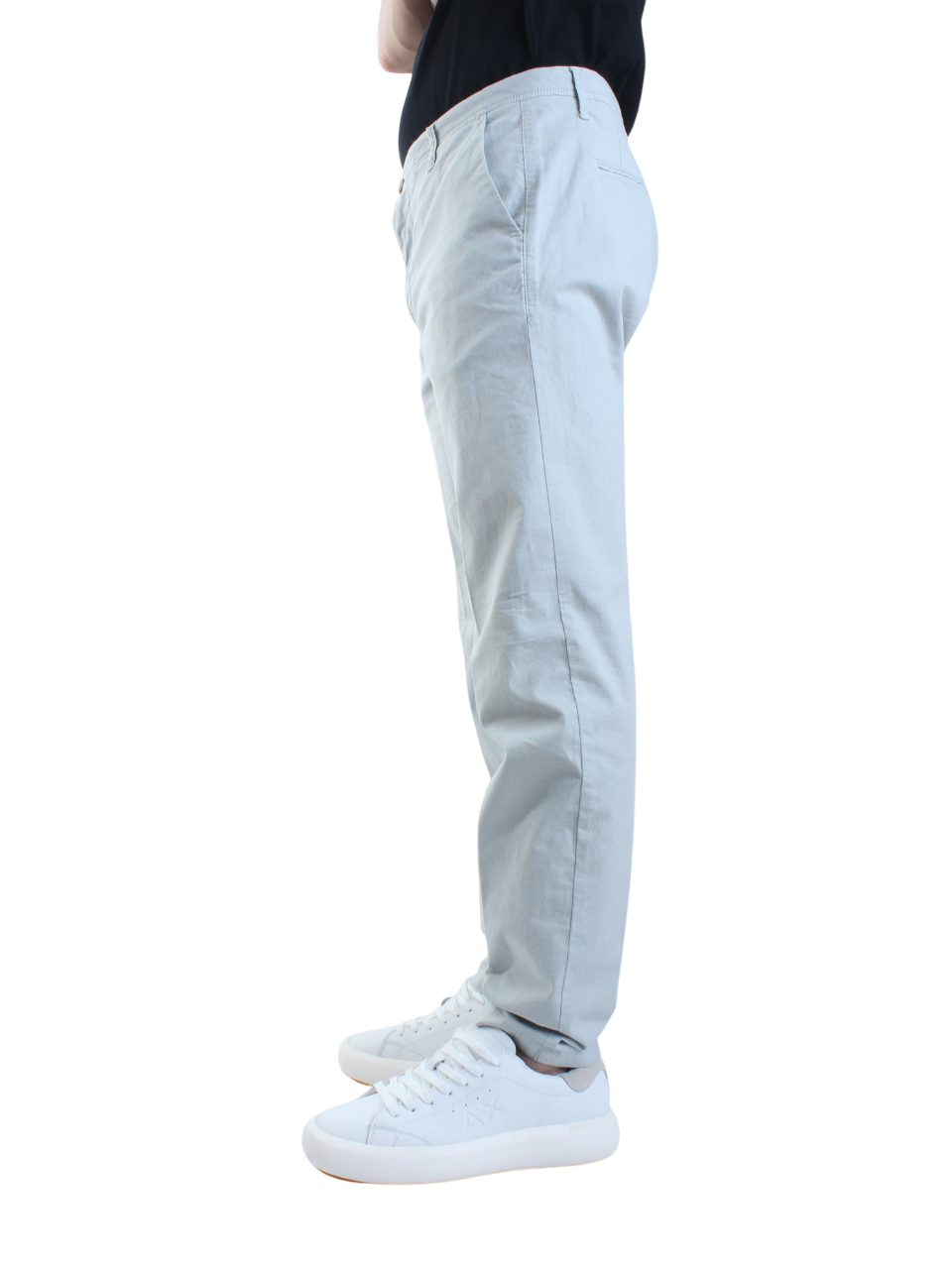 Rar pantaloni chino Cuba in cotone grigio chiaro CUBA-225017 PERLA RAR
