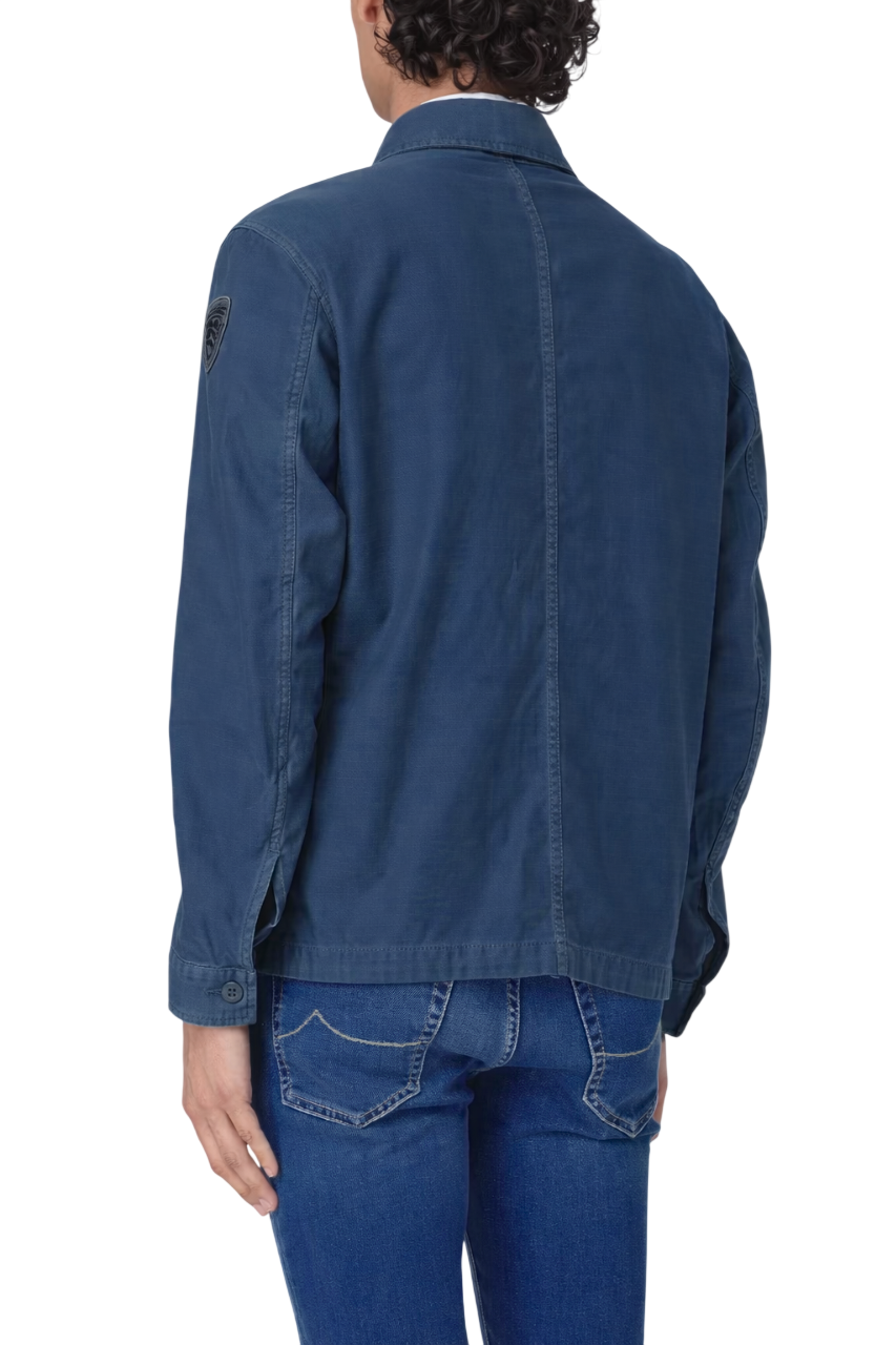 Blauer giubbino Goodale Dyed in cotone blu avio 26SBLUC04118-007452 890 BLAUER