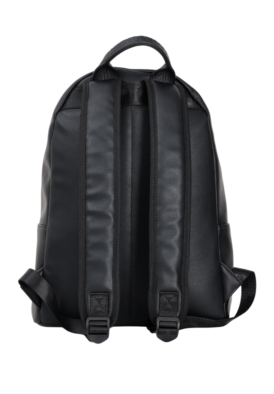 County of Milan zaino in ecopelle con stampa iconica nero COMAF250113 NERO-YELLOW WINGS COUNTY OF MILAN