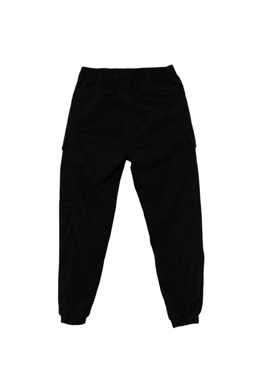 Calvin Klein Jeans pantaloni cargo bambino nero IB0IB02597 BEH Calvin Klein Jeans