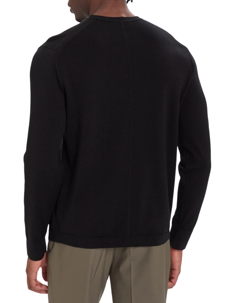 Calvin Klein maglia uomo in lana Merinos nero LV04LB305G UB1 Calvin Klein