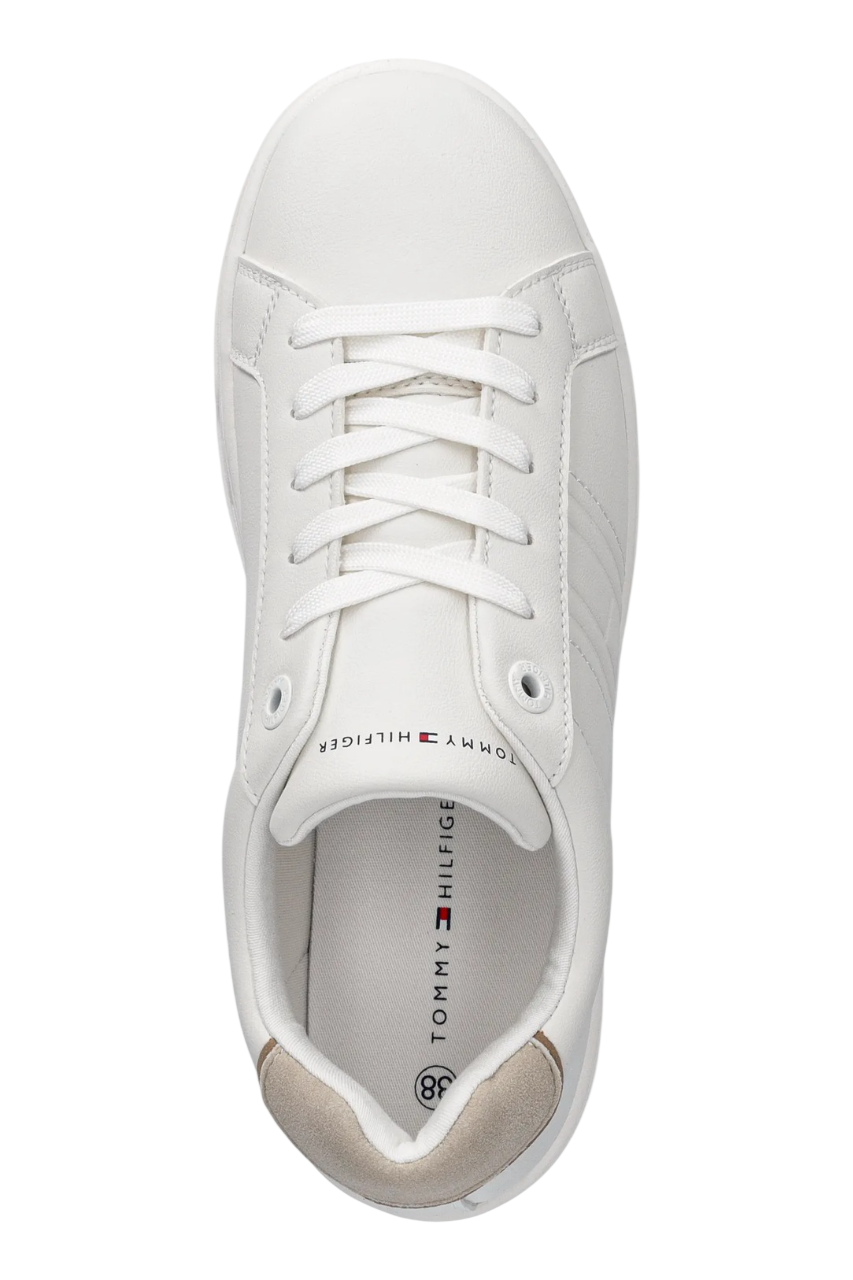 Tommy Hilfiger sneakers bambino in ecopelle bianco T3X9-34358-1592 A472 Tommy Hilfiger