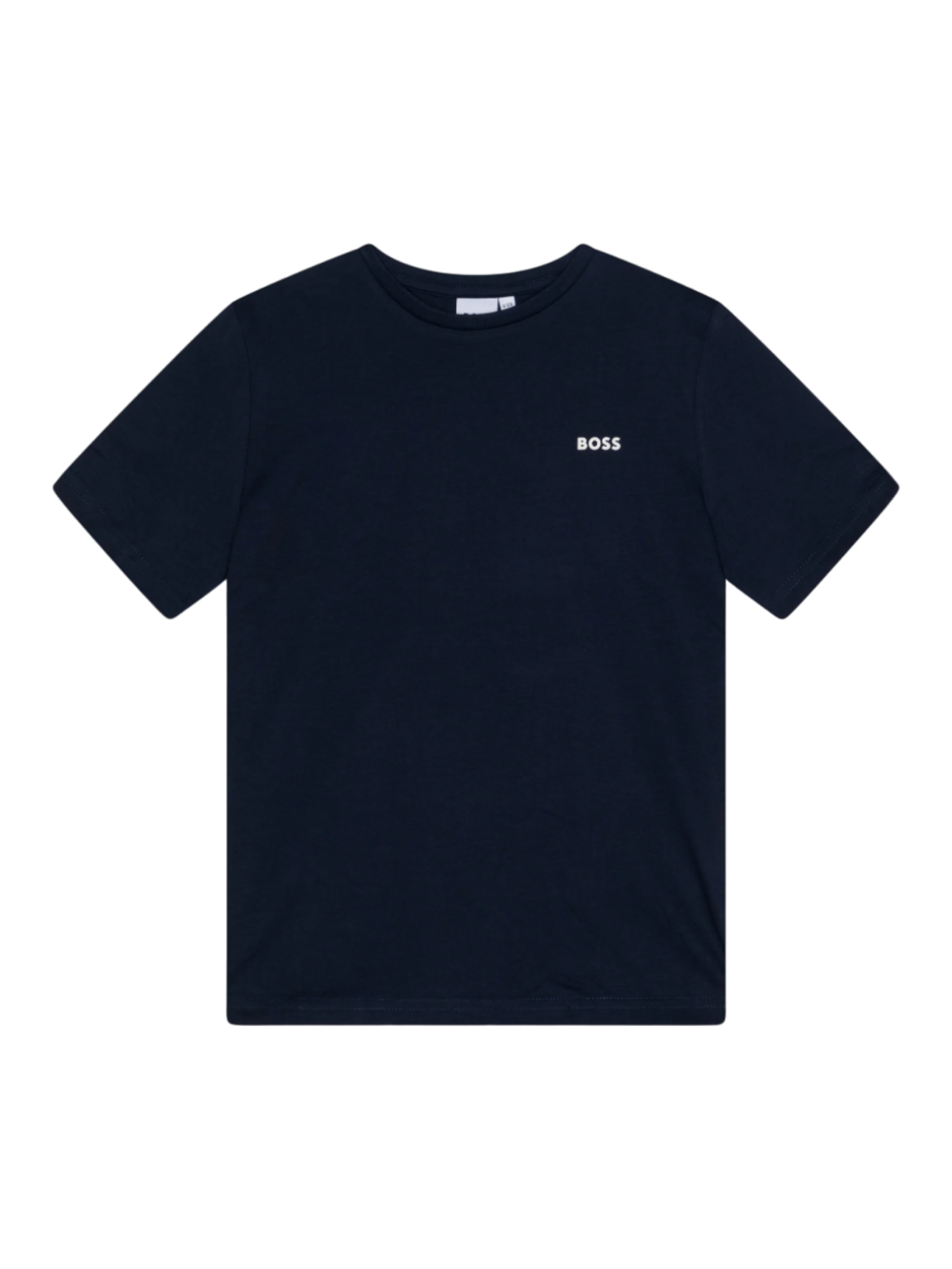 Boss T-shirt manica corta con mini logo blu J25P23 MARINE BOSS