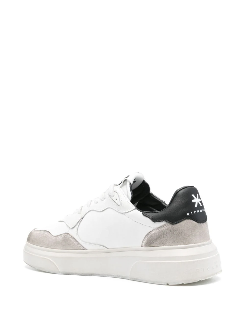 John Richmond sneakers in ecopelle e suede avorio 25318-CP C John RICHMOND
