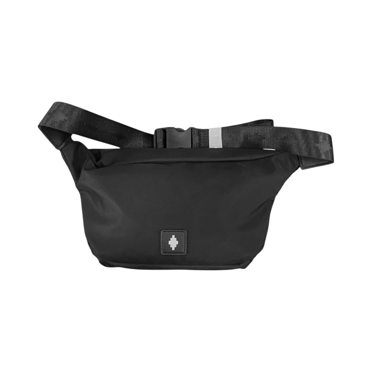 County of Milan marsupio uomo in nylon nero COMAF250154 NERO-YELLOW WINGS COUNTY OF MILAN
