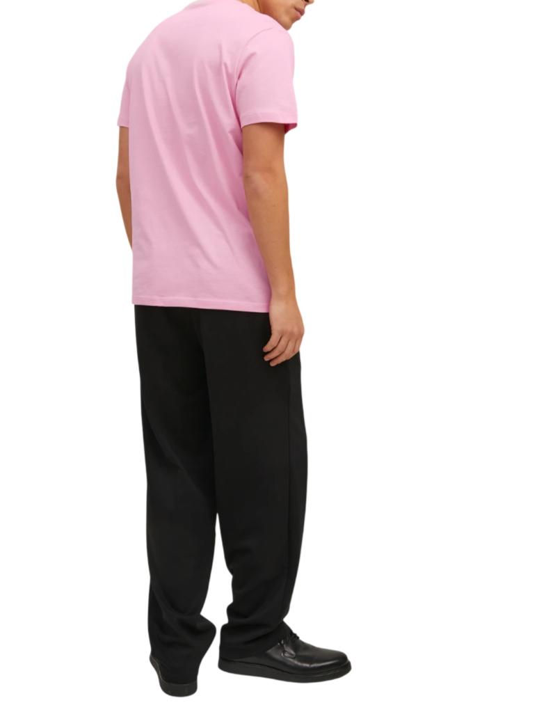 Jack&Jones T-shirt uomo manica corta rosa 12156101 PRISM PINK JACK&JONES