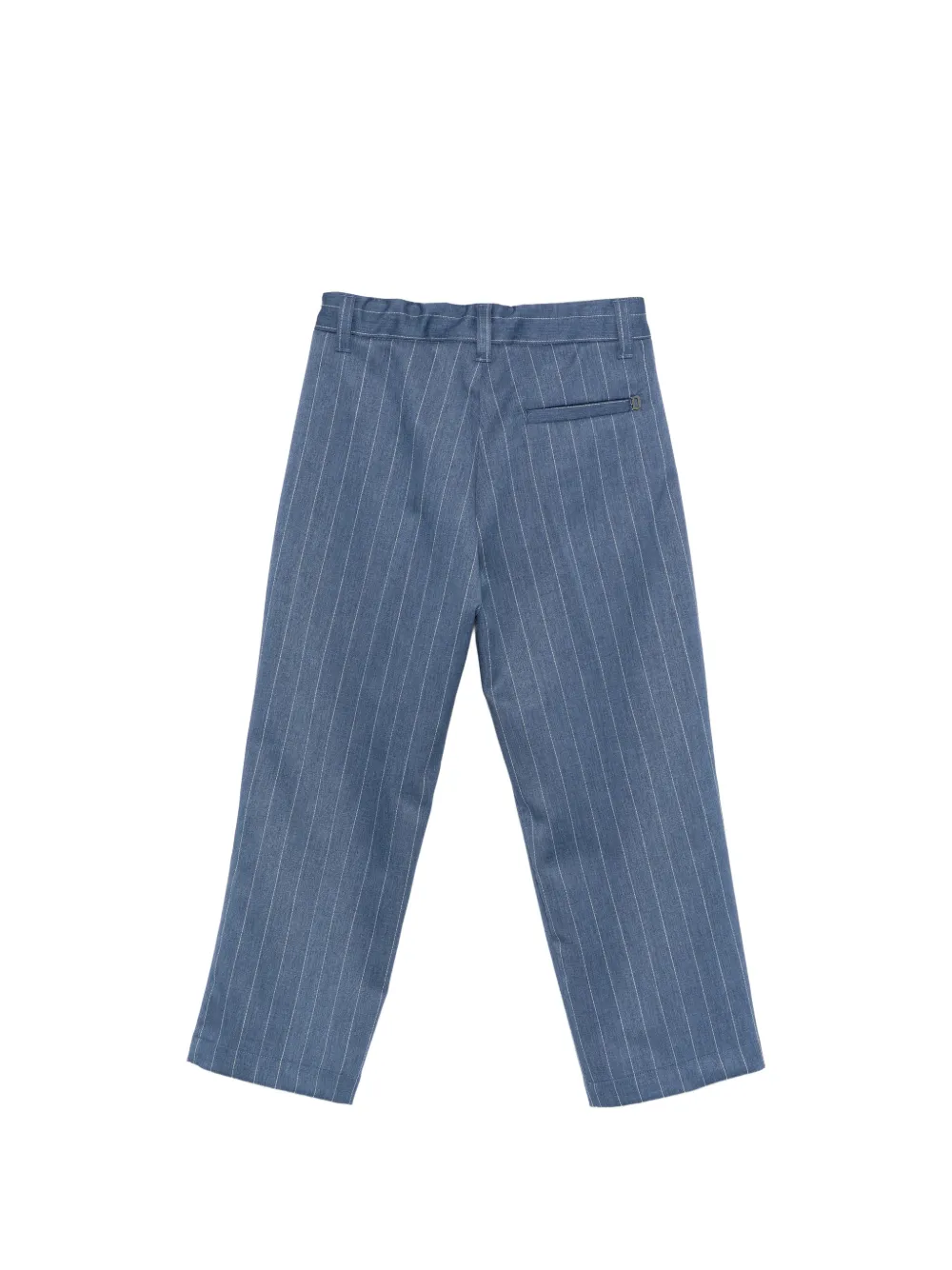 Dondup pantaloni gessati bambino con pinces blu DMPA1780TV117 4019 DONDUP