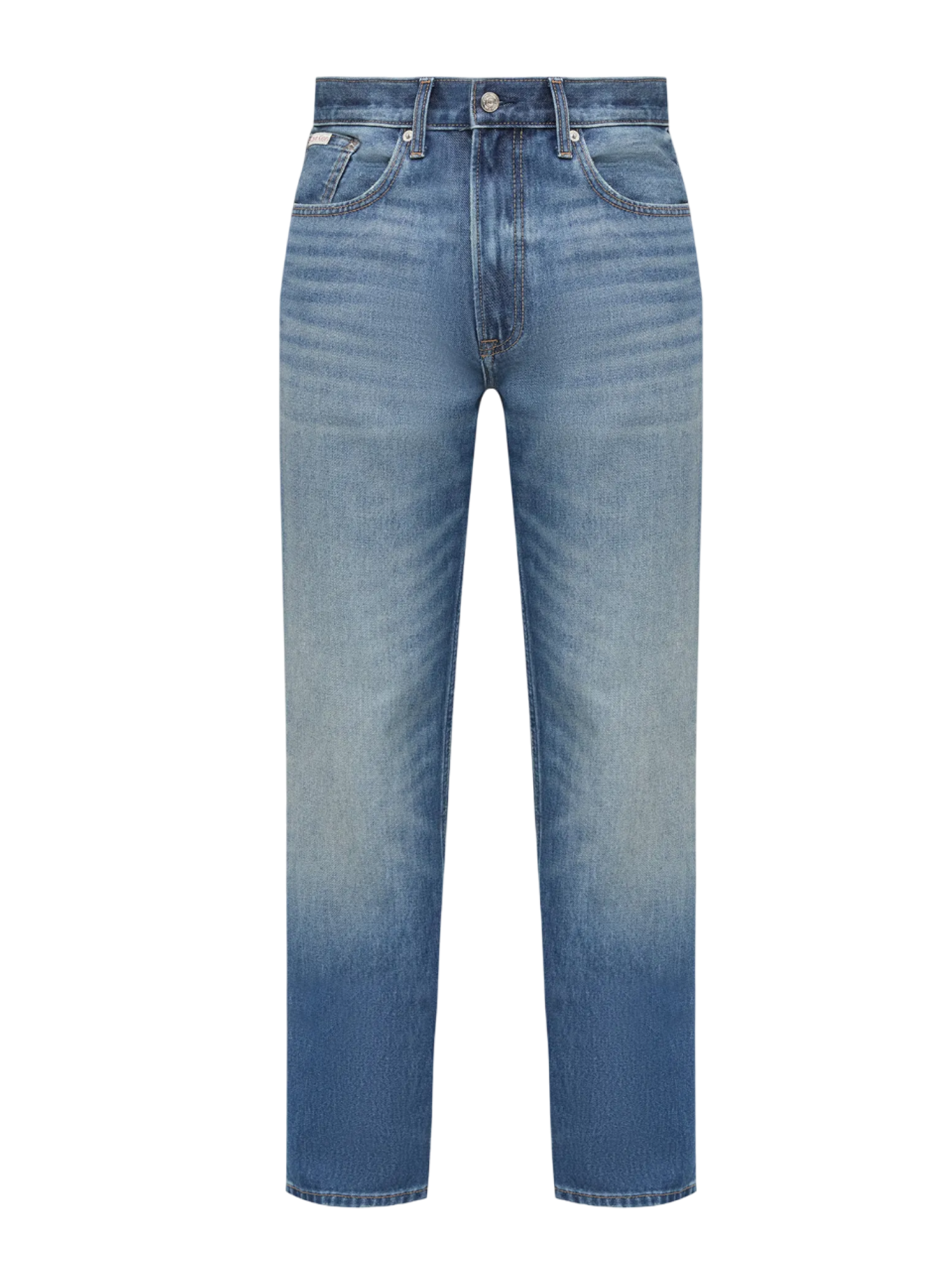 Calvin Klein Jeans jeans uomo gamba dritta lavaggio blu LV04RD911G 39T Calvin Klein Jeans