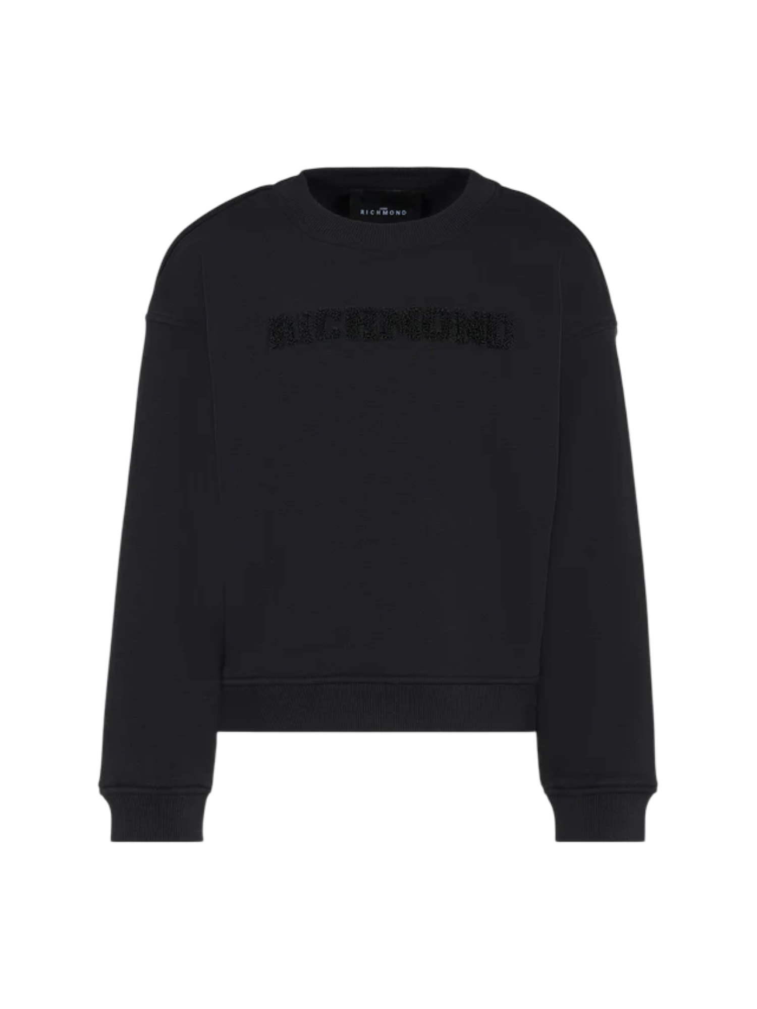 John Richmond felpa bambino con logo Teddy nero RBA25236FE BLACK John RICHMOND