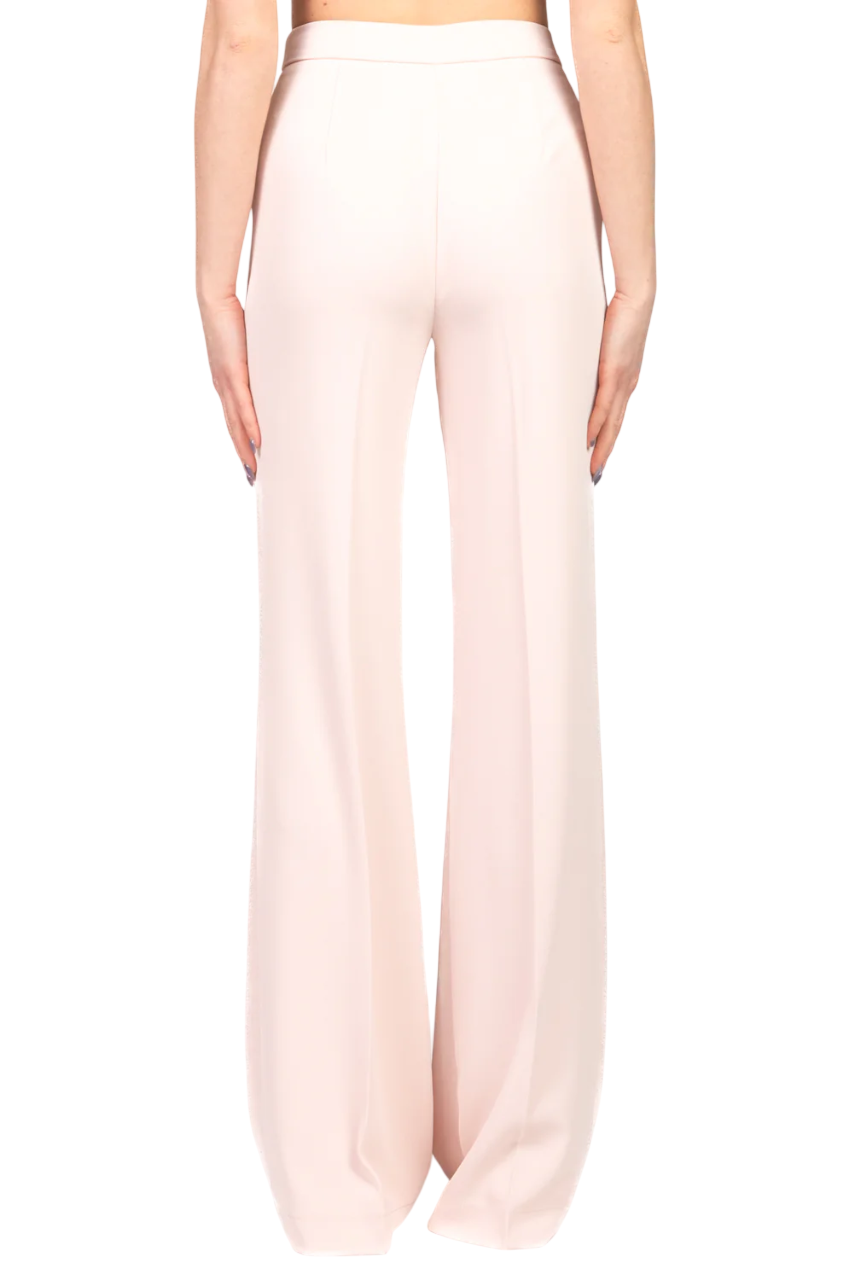 Vicolo pantaloni flare in tessuto tecnico rosa TAB0242 ROSA VICOLO
