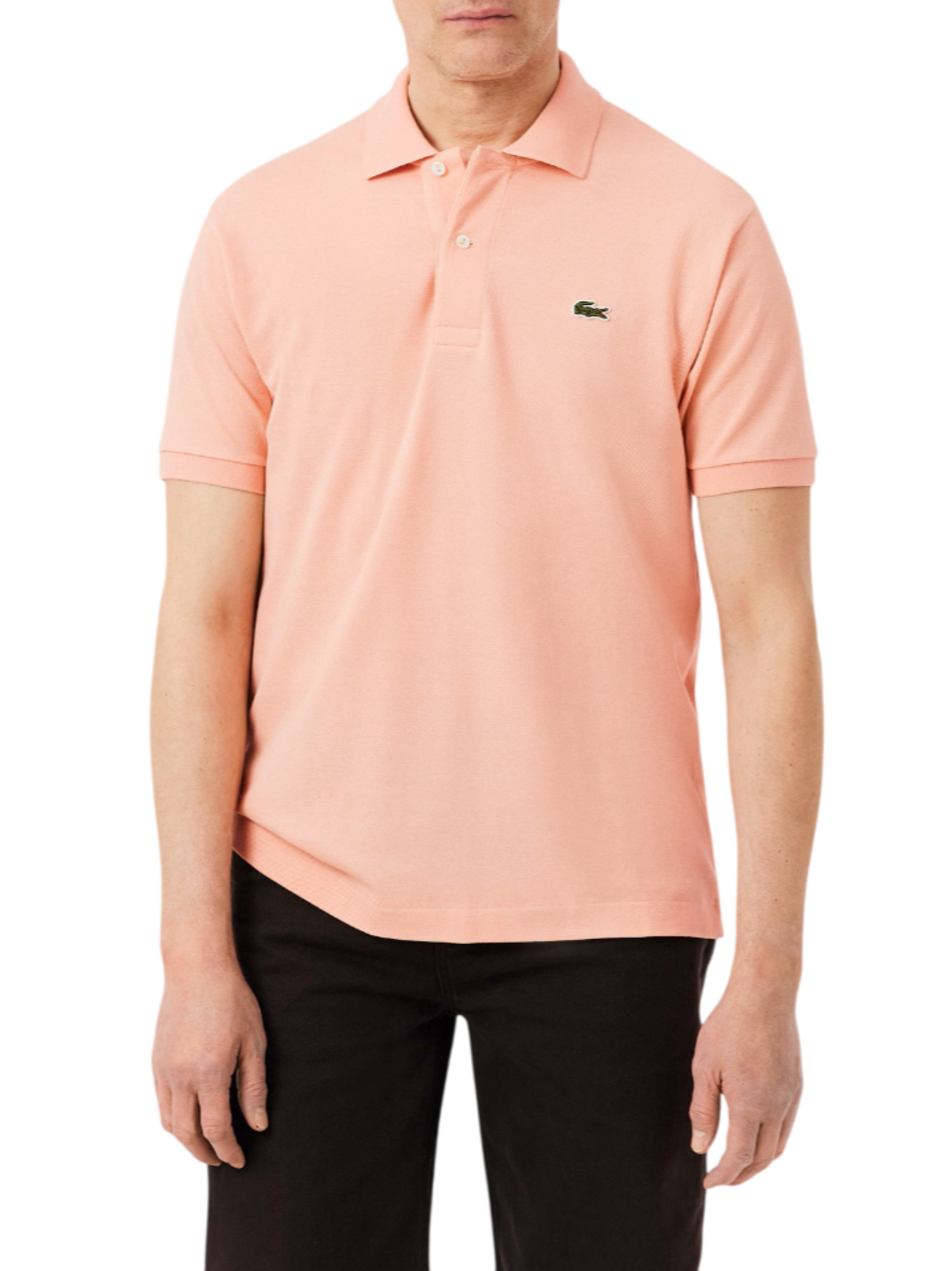 Lacoste polo manica corta 12.12 in piquè rosa salmone 1212 UI2 LACOSTE