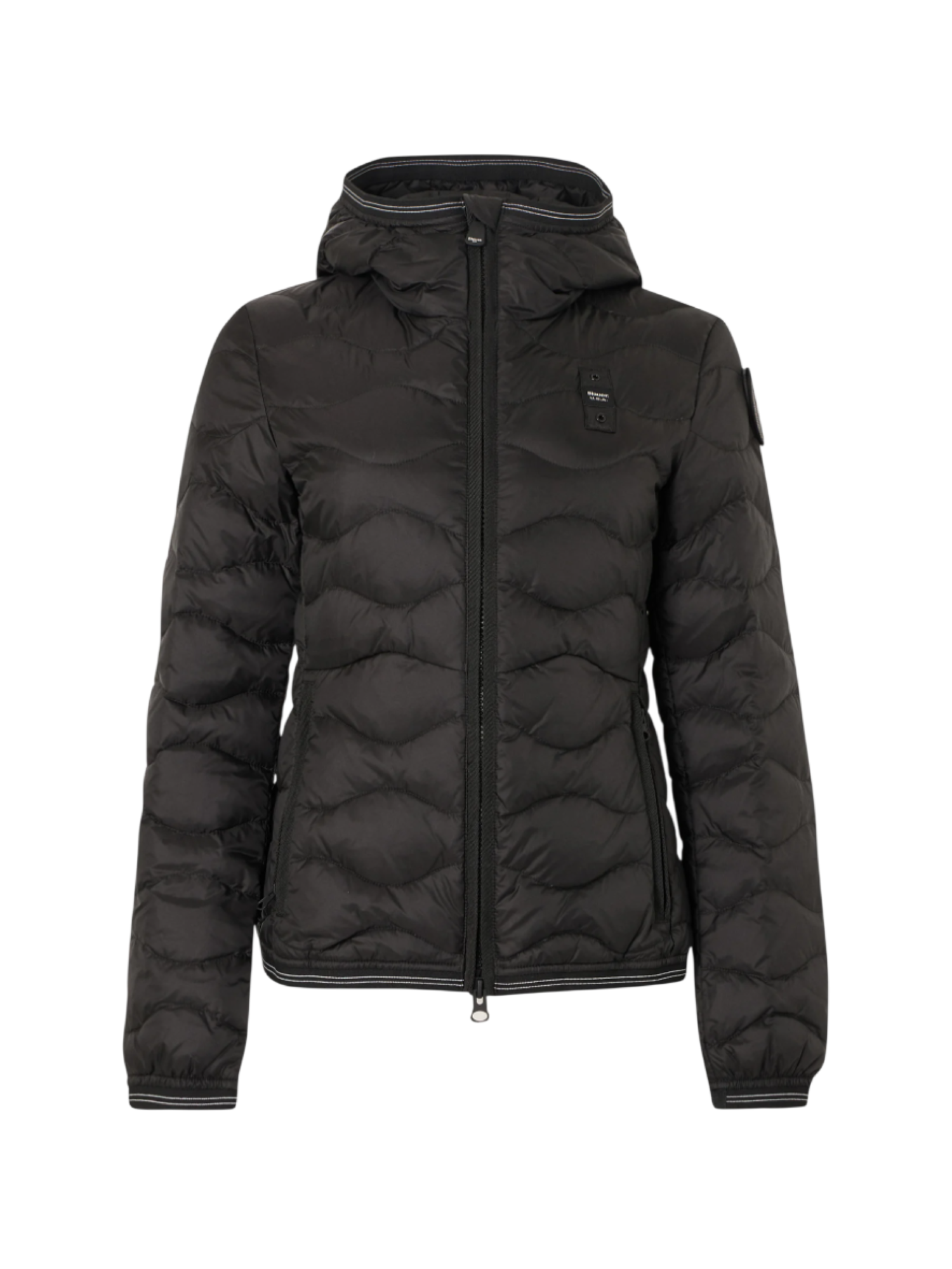 Blauer giubbino imbottito donna Camelia con cappuccio nero 26SBLDC03169-007455 999 BLAUER