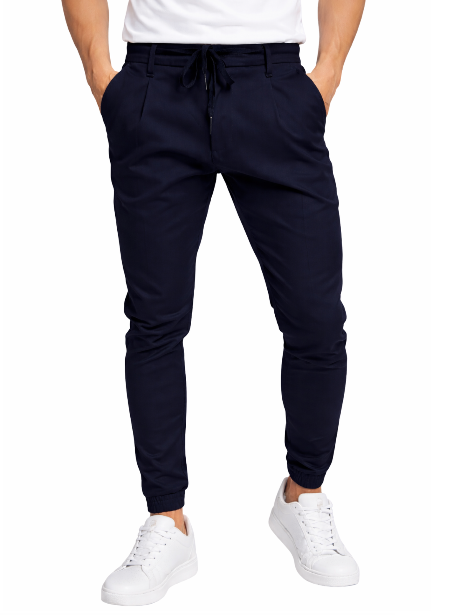 Le Braghe pantaloni misto nylon slim lavaggio blu P314-2546 BLU Le Braghe