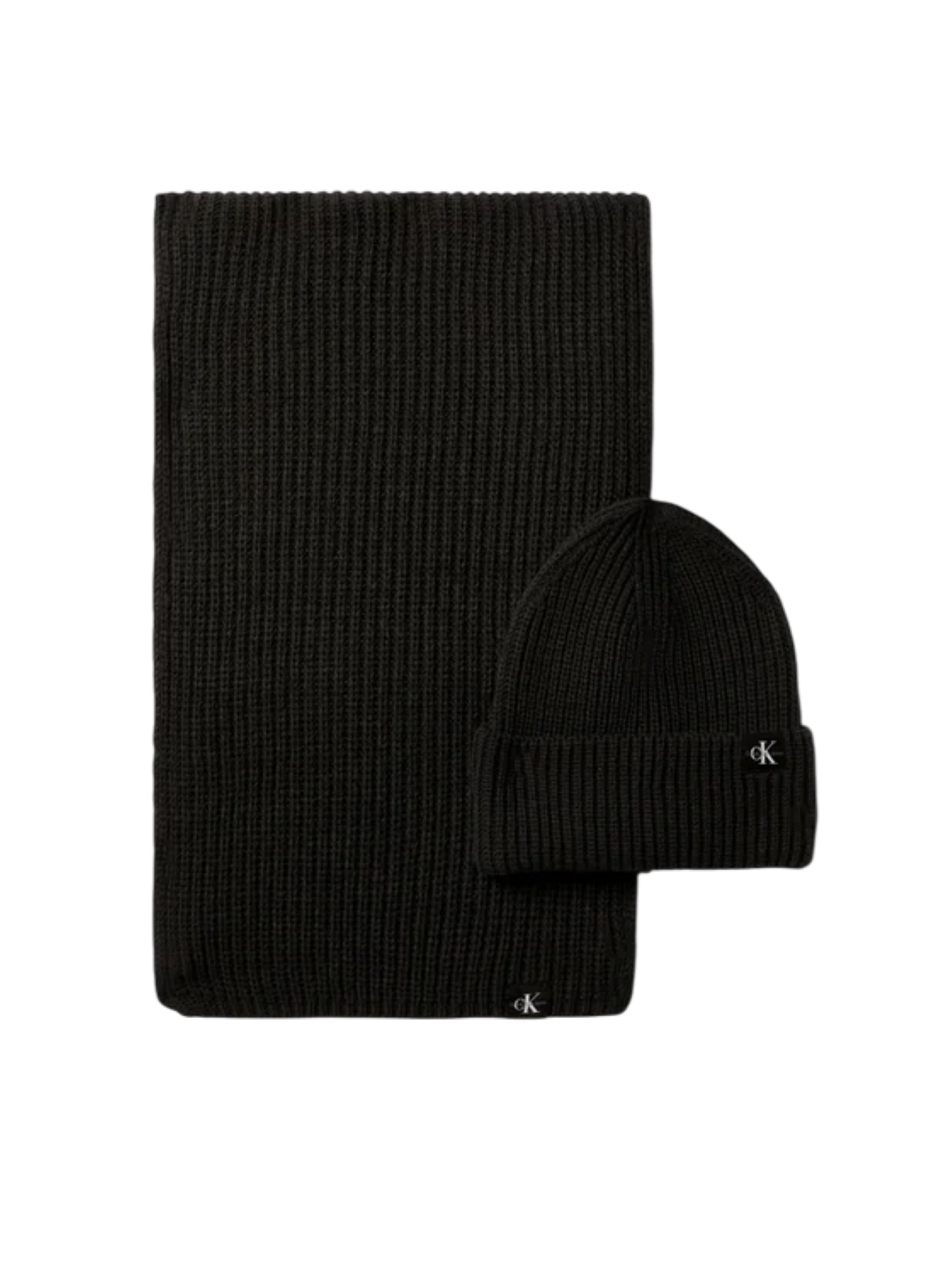 Calvin Klein Jeans set bambino cappello e sciarpa nero IU0IU00638 BEH Calvin Klein Jeans