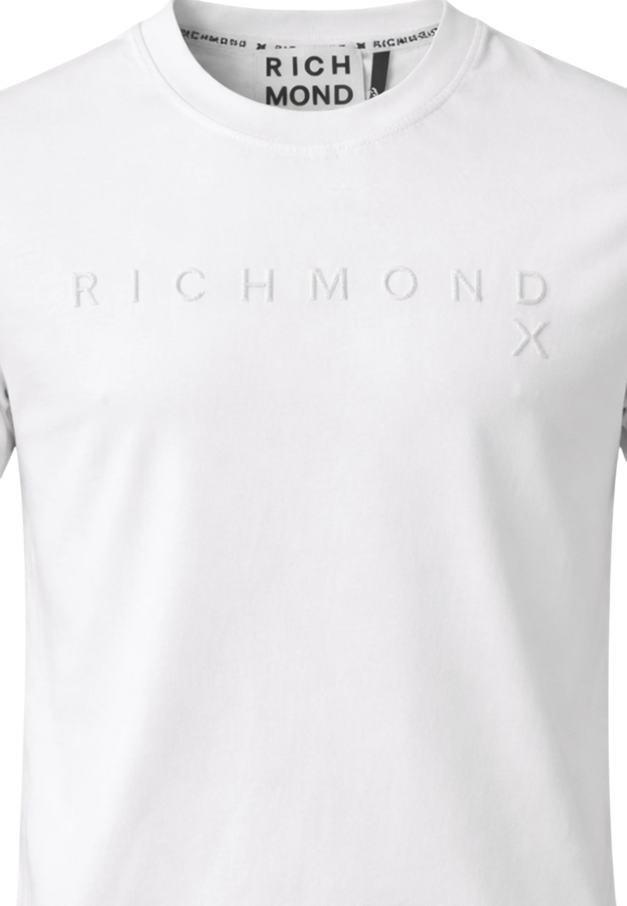 John Richmond T-shirt manica corta con logo bianco UMP26018TS WHITE John RICHMOND