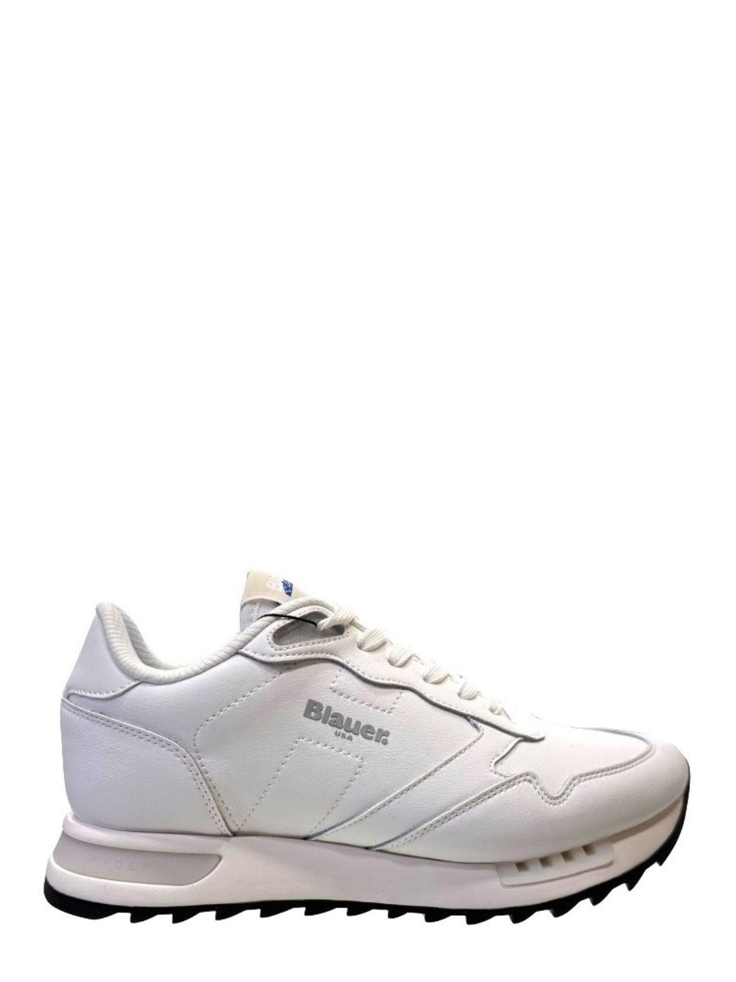 Blauer sneakers Ryder uomo in pelle bianco F5RYDER01-LEA WHI BLAUER