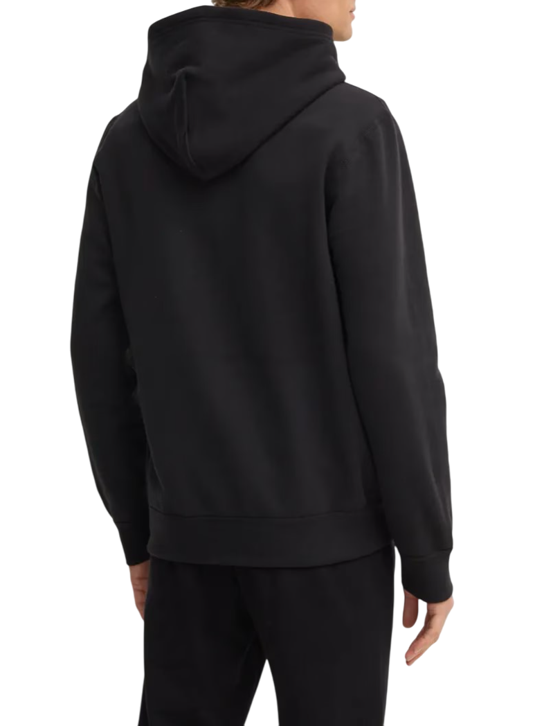 Tommy Hilfiger felpa con zip e cappuccio Essential nero MW0MW37234 BDS Tommy Hilfiger