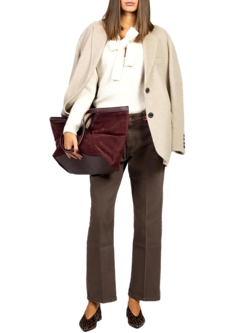 Vicolo cappotto in panno misto lana beige TF0005 BEIGE VICOLO