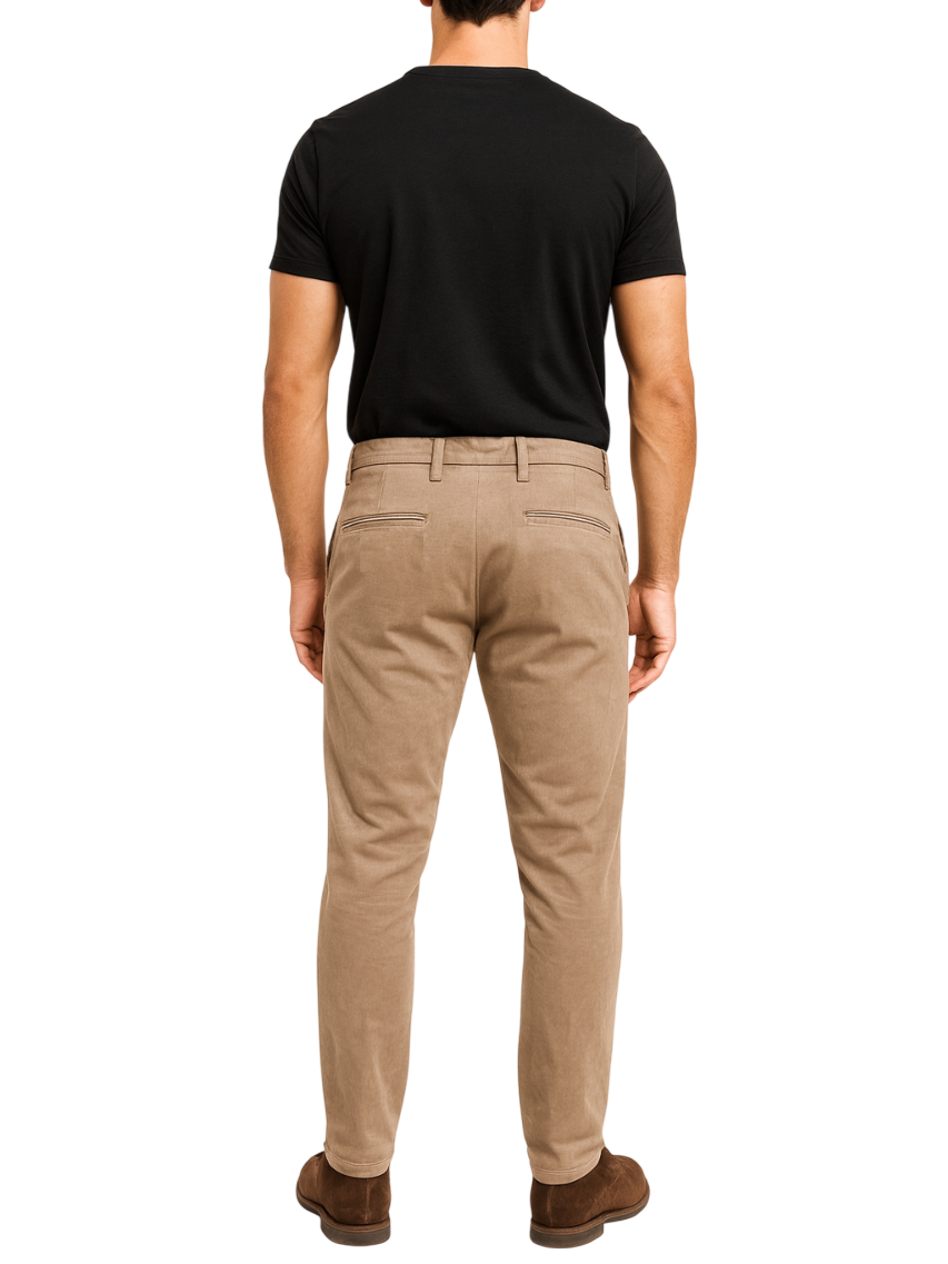 Le Braghe pantaloni uomo slim fit tortora PT101-2583 FANGO Le Braghe