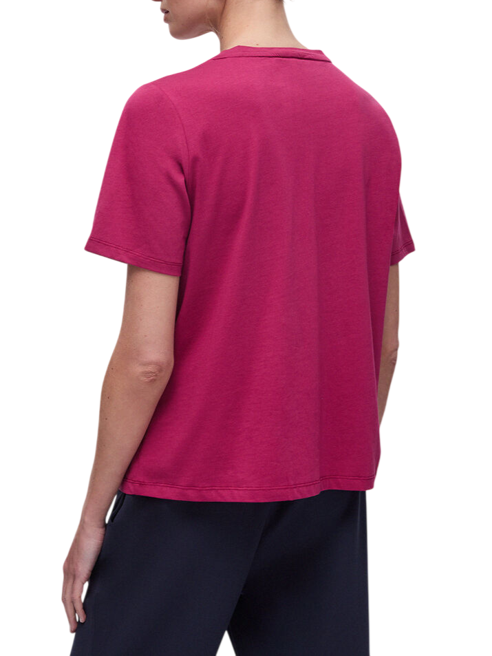 Liu Jo T-shirt manica corta donna con strass magenta TA6265JS923 P9448 LIU JO