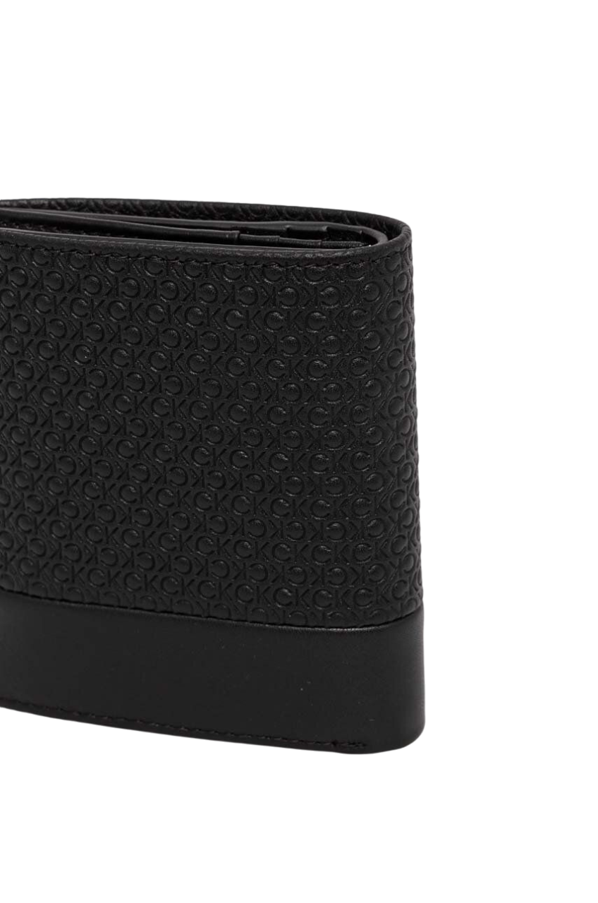 Calvin Klein portafogli in ecopelle con logo goffrato nero K50K512276 0GK Calvin Klein Accessori