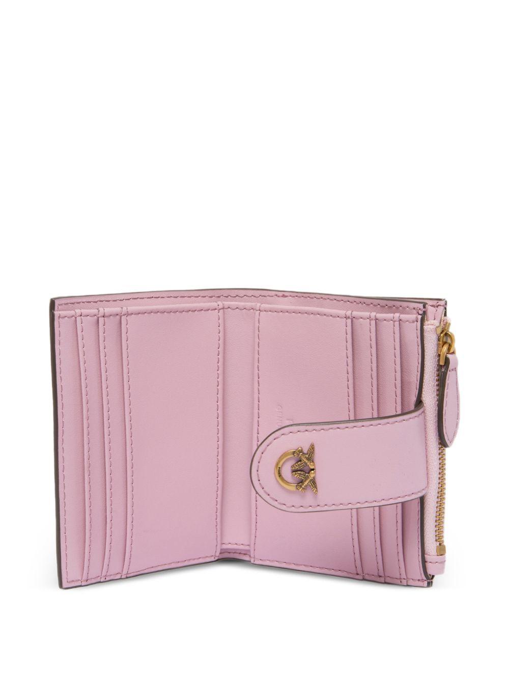 Pinko portafogli in pelle Multi Purpose rosa 103610-A0F1 P26Q PINKO