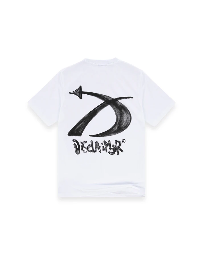 Disclaimer T-shirt uomo manica corta stampa logo grigio chiaro 55450 GHIACCIO DISCLAIMER