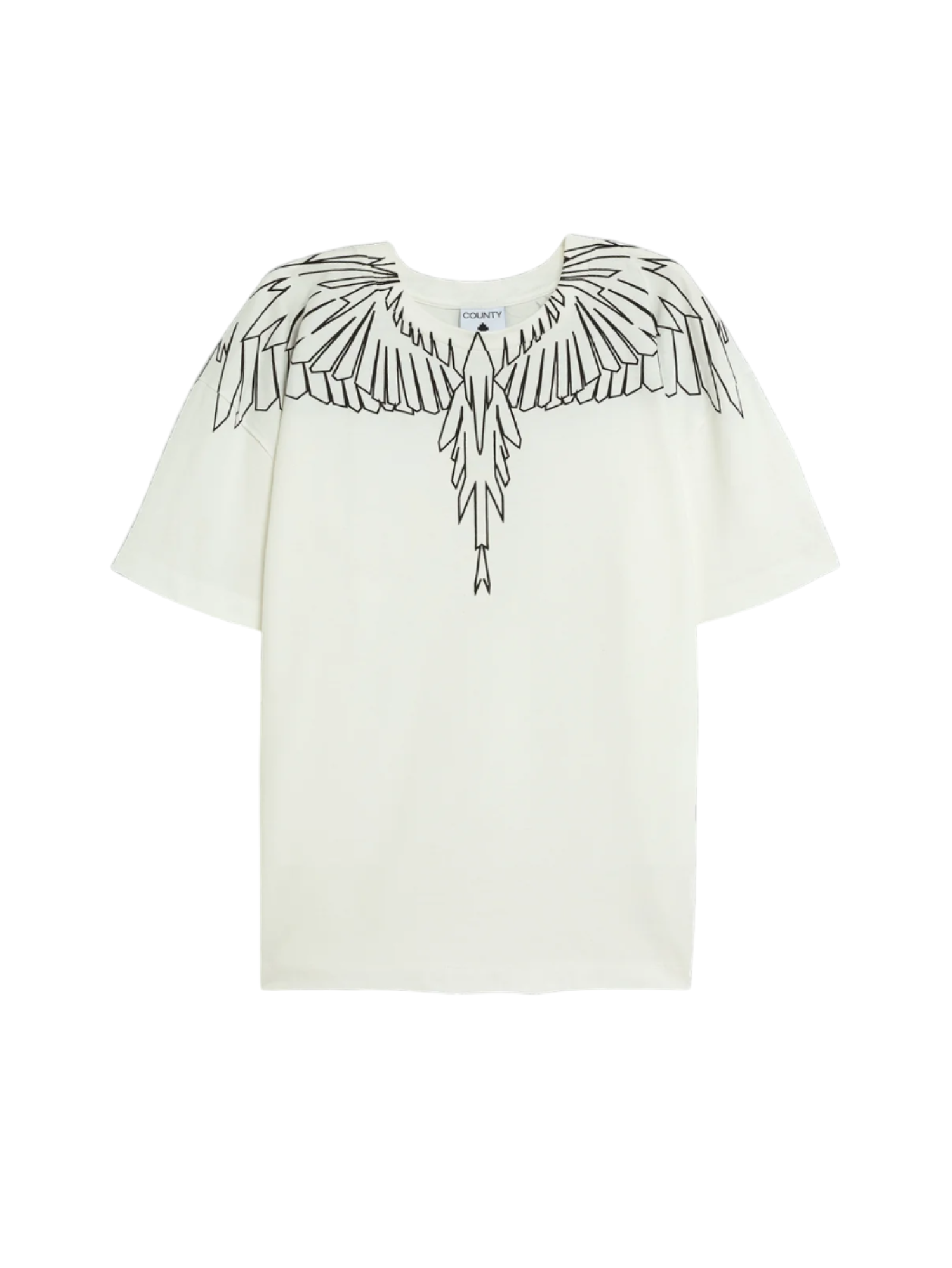 County of Milan T-shirt bambino con stampa iconica bianco F5CMJBTH073 002 COUNTY OF MILAN KIDS