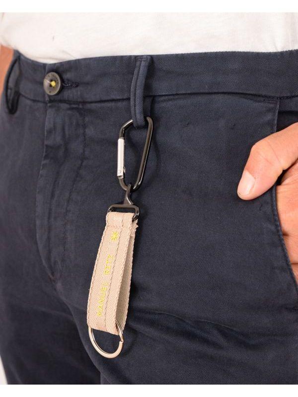 Manuel Ritz pantaloni uomo chino blu 3932P1408TC-253790 89 MANUEL RITZ