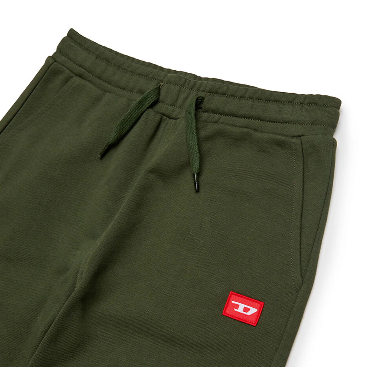 Diesel pantaloni joggers in felpa verde J02461-0GEAD K513 DIESEL