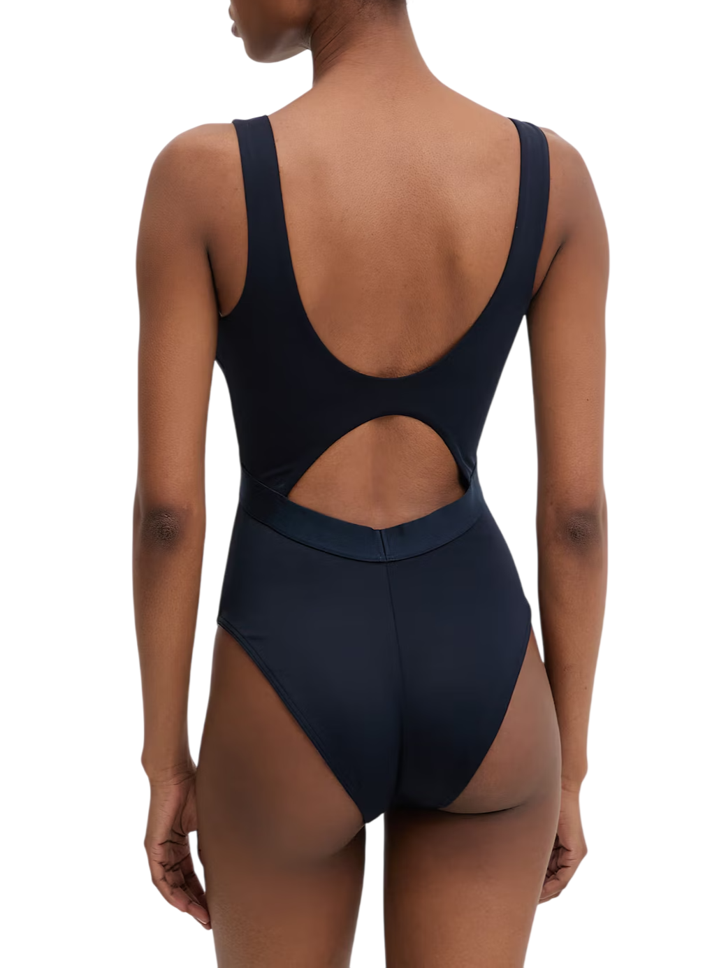 Tommy Hilfiger costume intero donna con cut out blu UW0UW06367 C1G Tommy Hilfiger beachwear